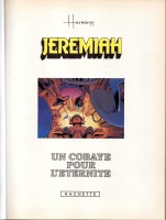 Extrait 1 de l'album Jeremiah - 5. Un Cobaye pour l'éternité