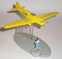 Extrait 1 de l'album En avion Tintin - 46. Le Prototype C.48 du Testament de M. Pump