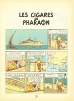 Extrait 1 de l'album Les Aventures de Tintin - 4. Les cigares du Pharaon
