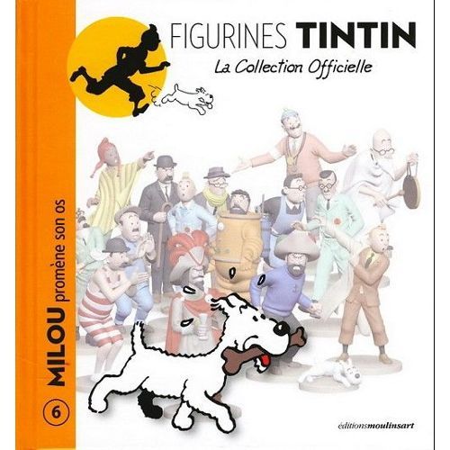 Figurines Tintin - La Collection officielle - 6. Milou promène son os